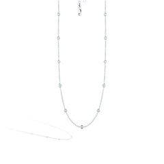 Roberto Coin Diamonds By The Inch White Gold Chain Necklace