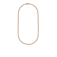 Fope Classic 2.8mm Mesh Rose Gold 16.5" Necklace