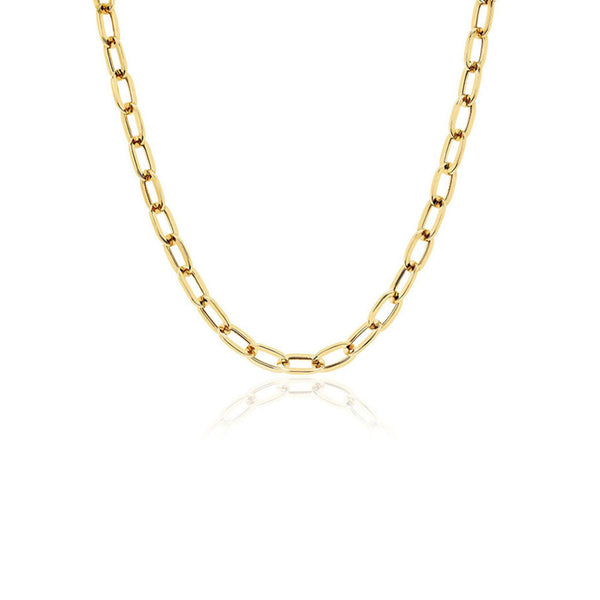 EF Collection Gold Jumbo Link Necklace