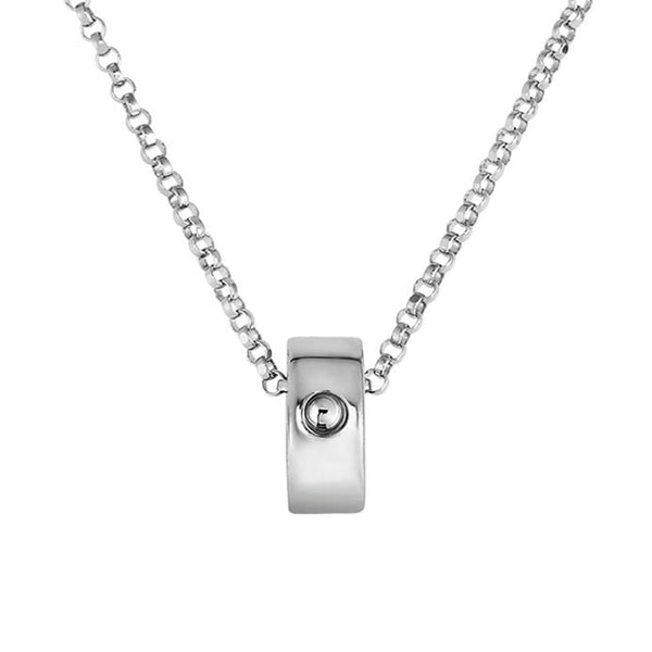 Roberto Coin Symphony Pois Moi Rondel White Gold Pendant