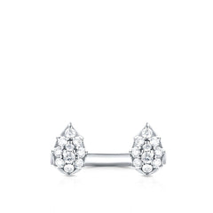Carbon & Hyde White Gold Open Diamond Stella Ring