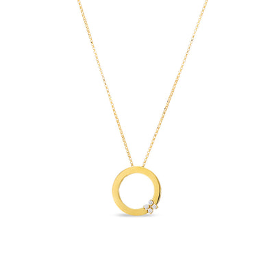 Roberto Coin Love in Verona Diamond Open Circle Necklace - Roberto Coin product