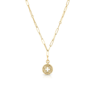 Roberto Coin Venetian Princess Diamond Medallion Pendant Necklace - Roberto Coin product