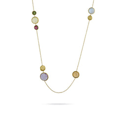 Marco Bicego Jaipur 18kt Yellow Gold Necklace with Mixed Stones