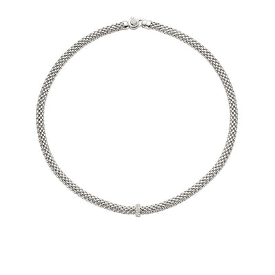 Fope Vendome White Gold Diamond Rondel Rope Necklace - Fope product