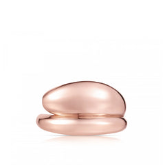 Carbon & Hyde Dome Wrap Ring in Rose Gold