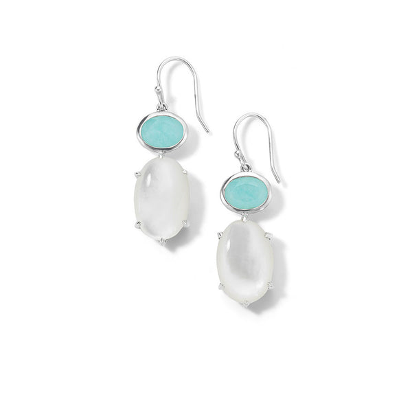 Ippolita Rock Candy Luce 2 Stone Drop Silver Earrings