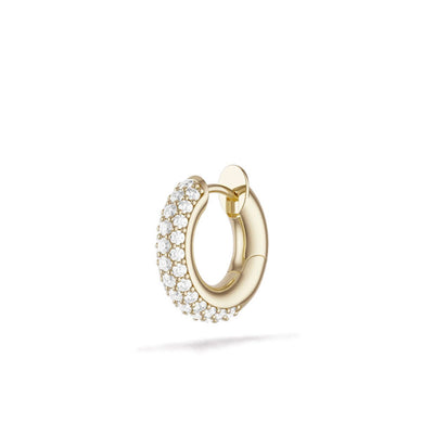 Spinelli Kilcollin Macrohoop Pave Earrings - Spinelli Kilcollin product