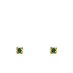 Gucci Interlocking Green Tourmaline Stud Earrings