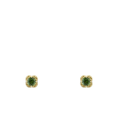Gucci Interlocking Green Tourmaline Stud Earrings - Gucci product