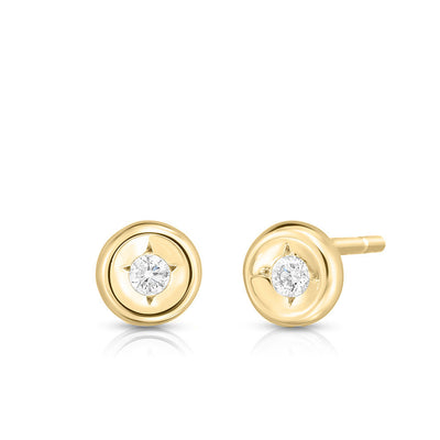 Roberto Coin Small Diamond Bezel Stud Earrings - Roberto Coin product