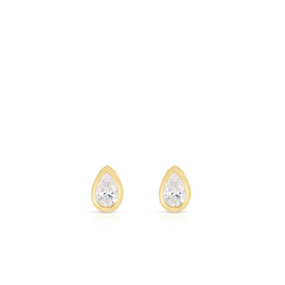 Roberto Coin Diamond Pear Stud Earrings - Roberto Coin product