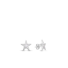 Roberto Coin Tiny Treasures Diamond Star Earrings
