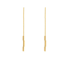 Gucci Link to Love Threader Earrings in Gold