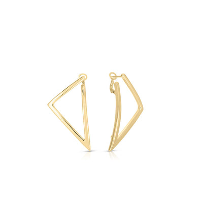 Roberto Coin Designer Gold Triangle Earrings - Roberto Coin product