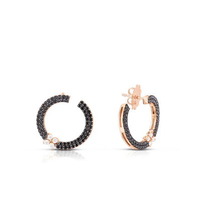 Roberto Coin Love in Verona Black Diamond Flower Earrings - Roberto Coin product
