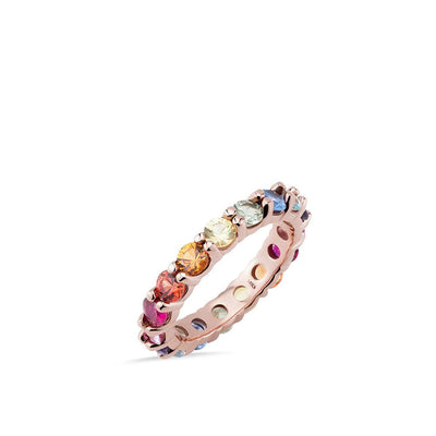 Carbon & Hyde Rainbow Eternity Band Ring - Carbon & Hyde product