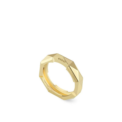 Gucci Yellow Gold Link to Love Studded Ring - Gucci product