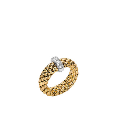 Fope Vendome Flex'it Yellow Gold Diamond Ring - Fope product