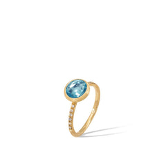 Marco Bicego Jaipur Color Diamond Topaz Ring
