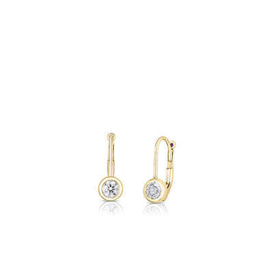 Roberto Coin Diamond Bezel Euro Earrings - Roberto Coin product