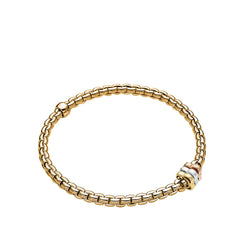 Fope Flex It Tri Color Station Bracelet