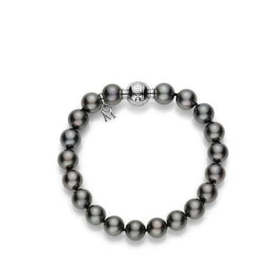 Mikimoto Black South Sea Pearl Strand Bracelet 10 x 8mm A+ - Mikimoto product