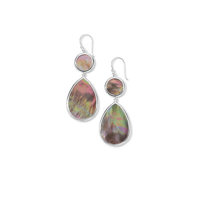 Ippolita Brown Shell Dot & Teardrop Earring in Sterling Silver - Ippolita product