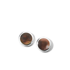 Ippolita Small Flat Stud In Sterling Silver