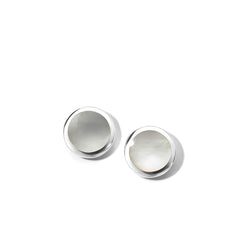 Ippolita Small Flat Stud In Sterling Silver