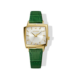 Accutron Legacy 521 on Green Leather Strap