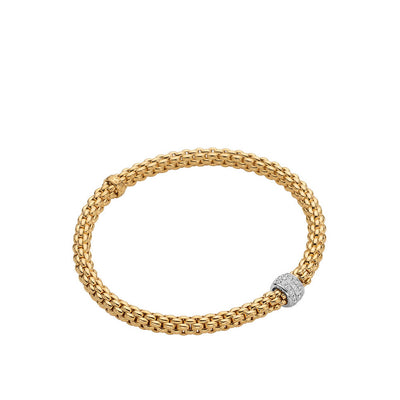 Fope Solo Collection Diamond Pave Rondel Bracelet - Fope product