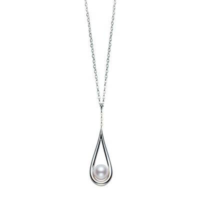 Mikimoto White Gold Akoya Pearl Drop Pendant Necklace - Mikimoto product