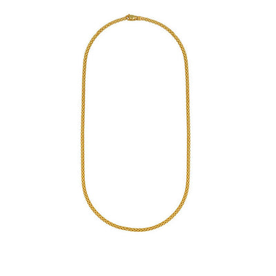 Fope Classic 2.8mm Mesh Yellow Gold 16.5" Necklace - Fope product