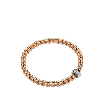 Fope Olly Rose Gold Diamond Station Bracelet - Fope product