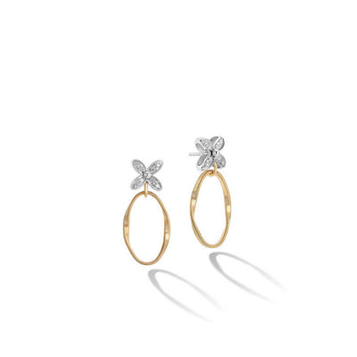 Marco Bicego Marrakech Onde Diamond Flower Drop Earrings - Marco Bicego product