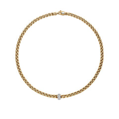 Fope Eka Diamond Station Necklace