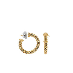 Fope Essentials Small Hoop Gold Earrings