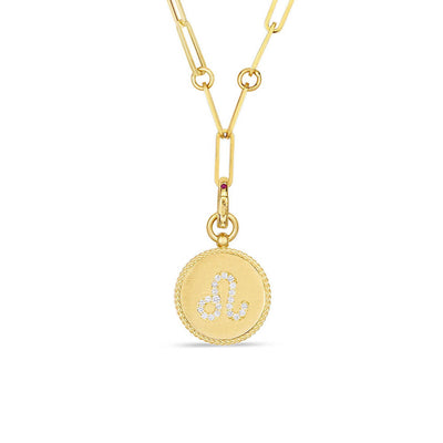 Roberto Coin Venetian Princess Reversible Zodiac Paperclip Necklace - Roberto Coin product