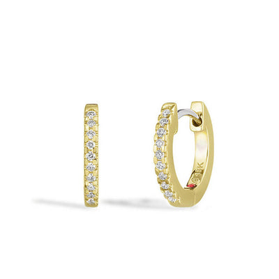 Roberto Coin Diamond Huggie Earrings - Roberto Coin product