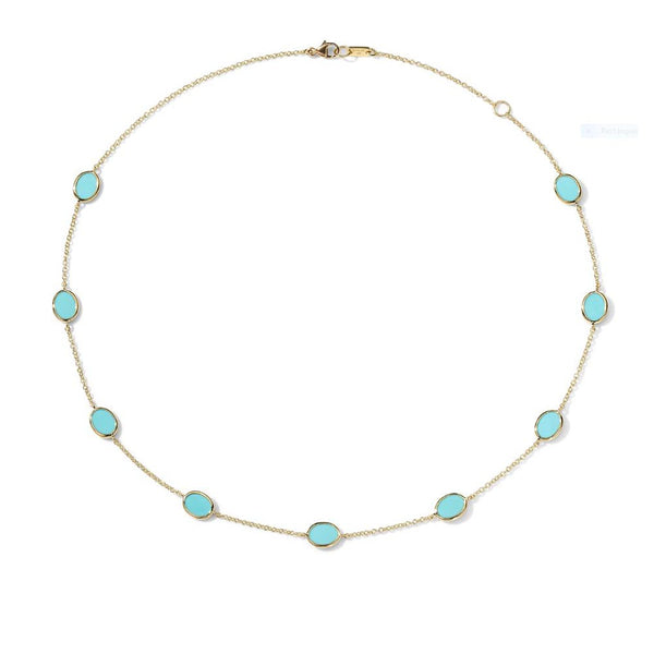 Ippolita Polished Rock Candy Confetti Necklace In 18K Gold