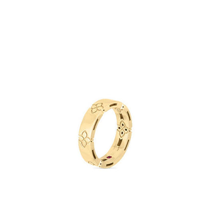 Roberto Coin Love In Verona Narrow Flower Band Ring - Roberto Coin product