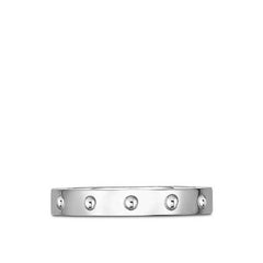 Roberto Coin Symphony Pois Moi White Gold Band Ring