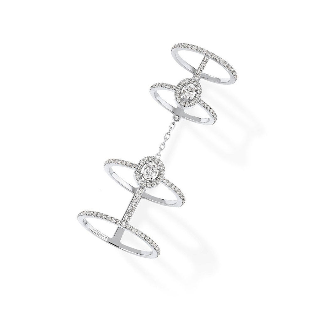 Messika Glam'Azone Pavé Diamond Double Ring