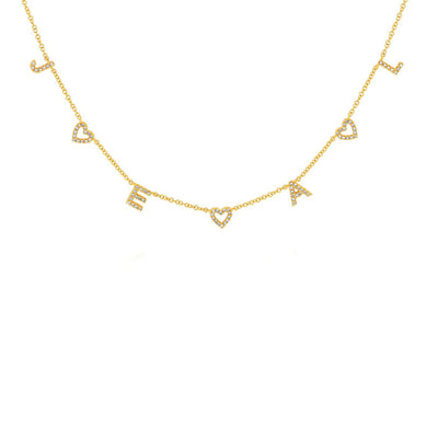 EF Collection Love Around The Neck Necklace - EF Collection product