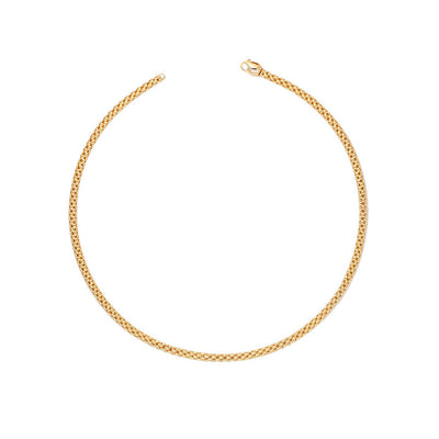 Fope Unica Classic Mesh Yellow Gold Chain 17" 4.5mm Necklace - Fope product