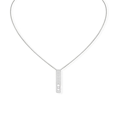 Messika My First Diamond Pavé Small Bar Necklace - Messika product
