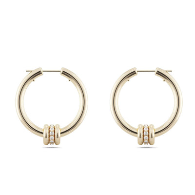 Spinelli Kilcollin The ARA Gold and Diamond Hoop - Spinelli Kilcollin product