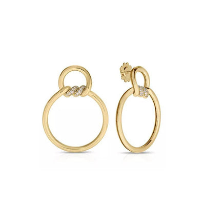 Roberto Coin Cialoma Collection 18K Yellow Gold Drop Earrings - Roberto Coin product