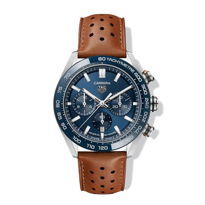 TAG Heuer Carrera 02 Blue Sport Chronograph Watch - 44mm - Tag Heuer product